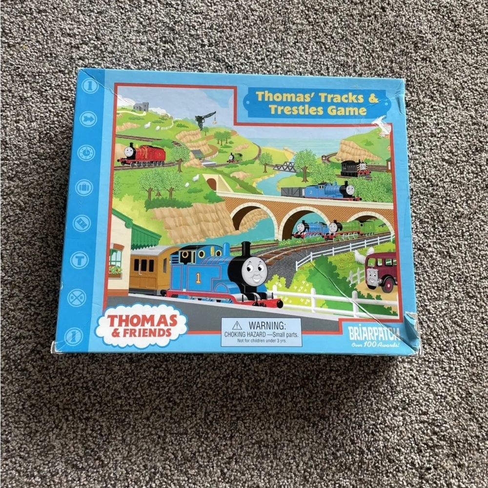thomas the train board game. Thomas’a Tracks And Trestles Game. Briarpatch Co